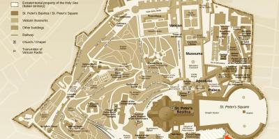 Карту розкопок офіс Ватикану 