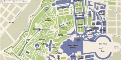 Карта Ватикан і околиці