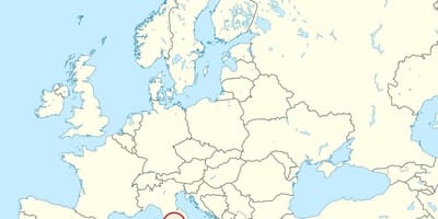 Карта Ватикан Європі