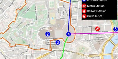 Вхід в музей Ватикану карті